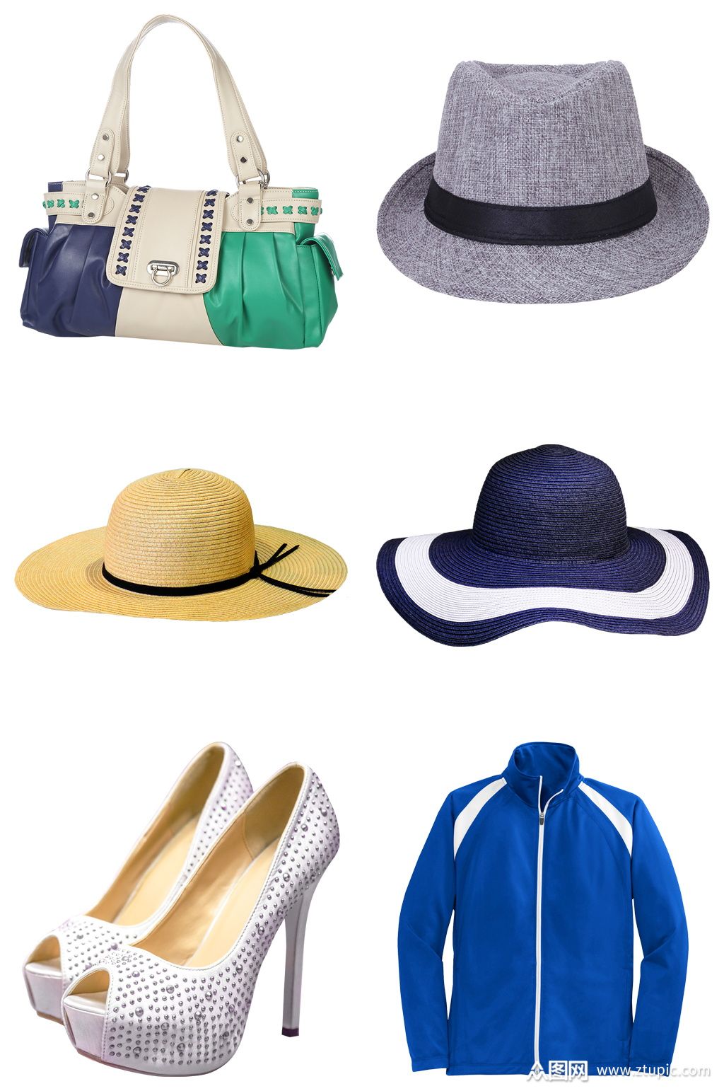 服裝高跟鞋帽子免摳素材設計模板下載-編號887151-眾圖網